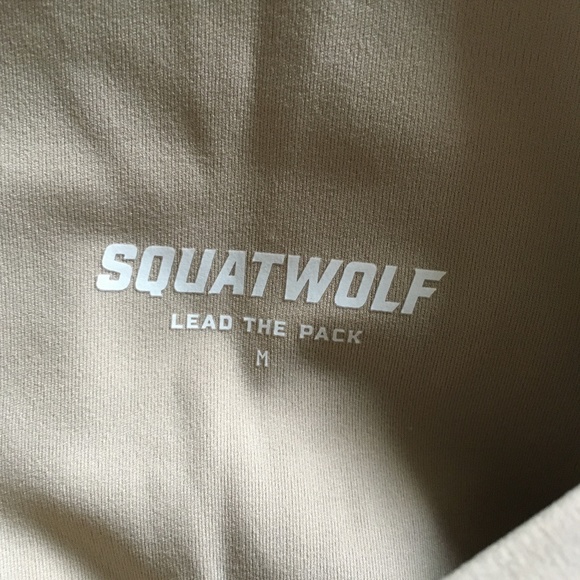 SQUATWOLF Cobblestone Light Tan Mesh Insert Leggings M - Picture 6 of 7